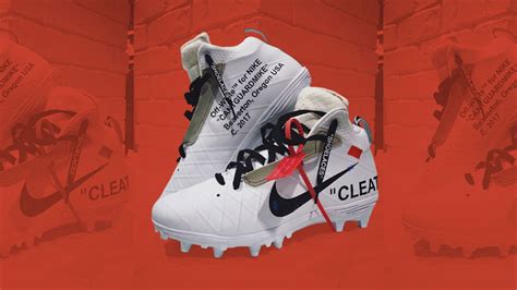 off white custom football cleats